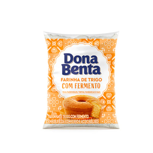 Dona Benta Farinha de trigo COM Fermento 1kg