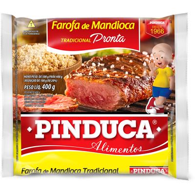 Farofa pronta tradicional Pinduca 400g